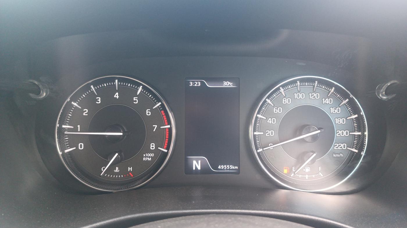 2023 Toyota Glanza G AMT, Petrol, Automatic, 49,555 km, Odometer Image