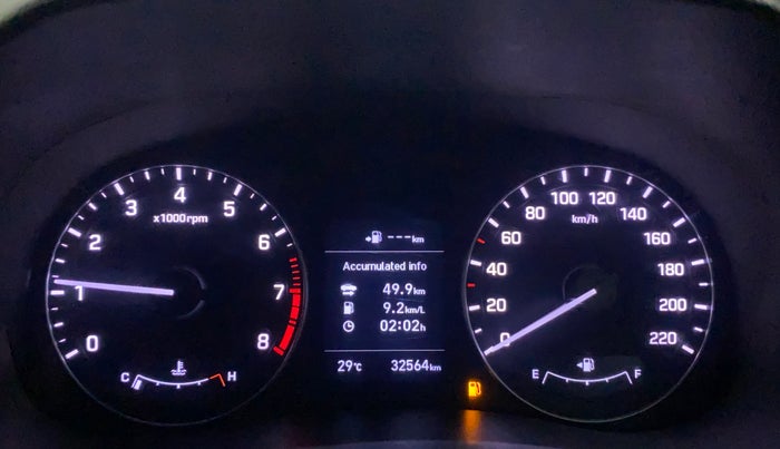 2018 Hyundai Creta SX (O) 1.6 PETROL, Petrol, Manual, 32,514 km, Odometer Image