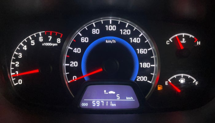 2015 Hyundai Grand i10 MAGNA 1.2 KAPPA VTVT, CNG, Manual, 59,702 km, Odometer Image