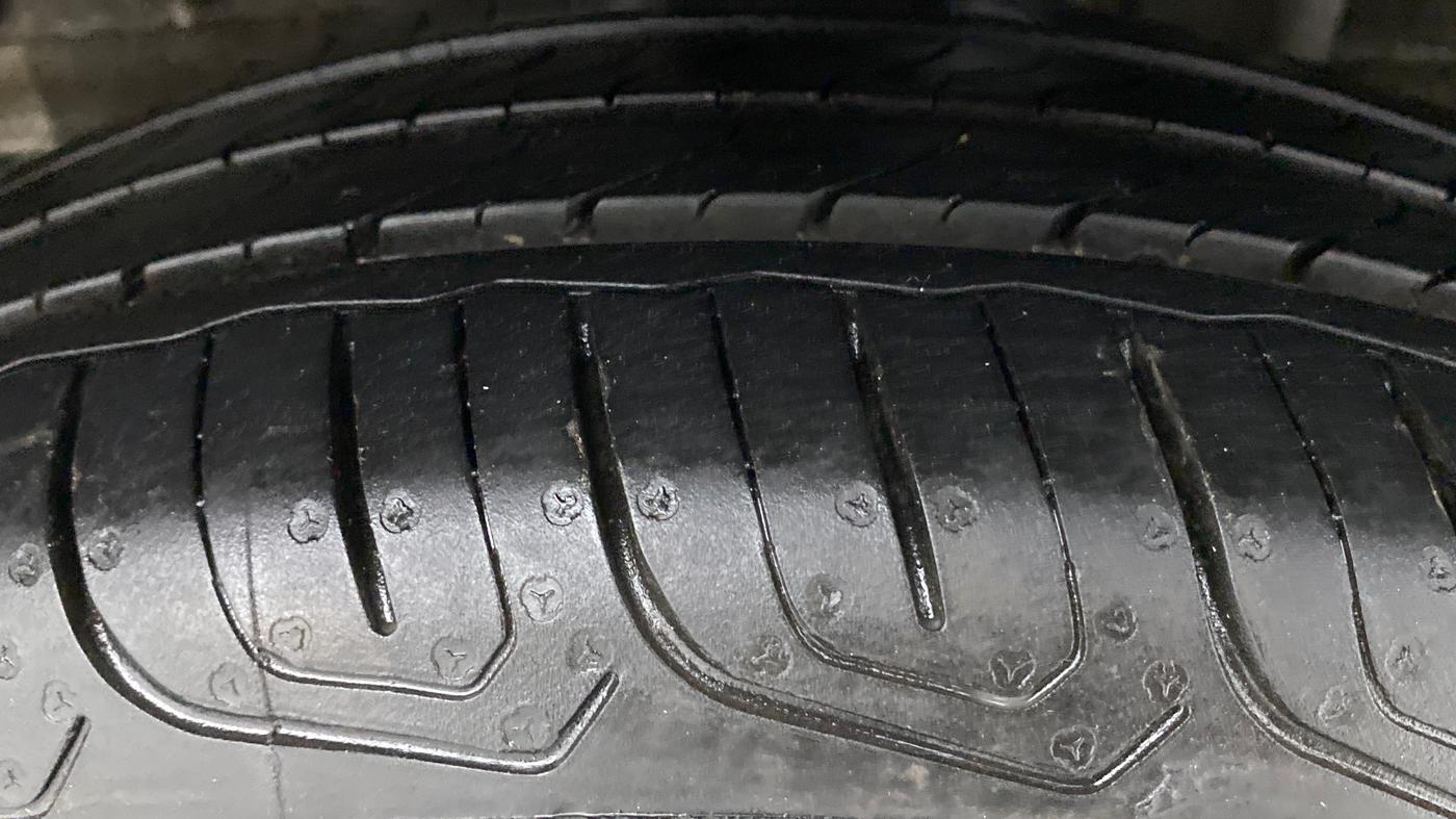 2021 Tata TIGOR Revotron XE, Petrol, Manual, 6,302 km, Left Rear Tyre Tread