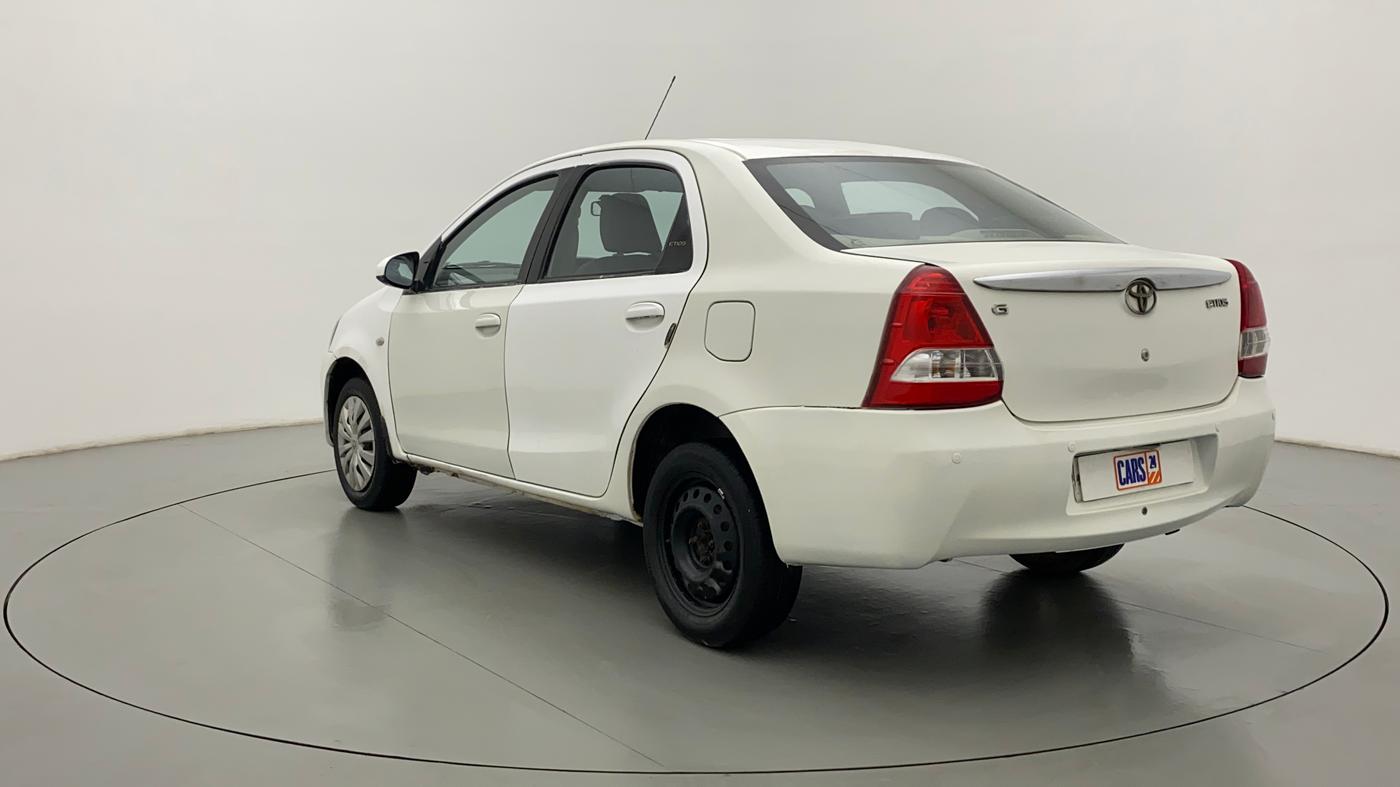 2014 Toyota Etios G SP, Petrol, Manual, 78,652 km, Left Back Diagonal