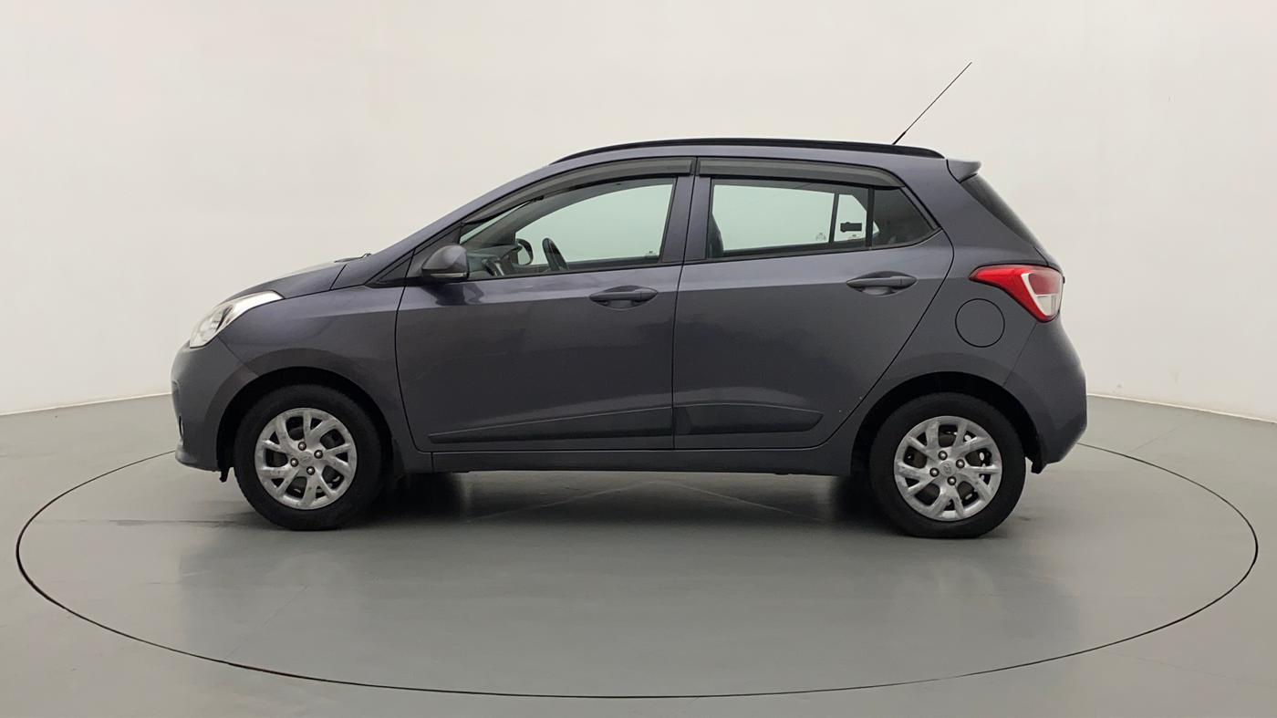 2017 Hyundai Grand i10 SPORTZ (O) 1.2 KAPPA VTVT, Petrol, Manual, 76,053 km, Left Side