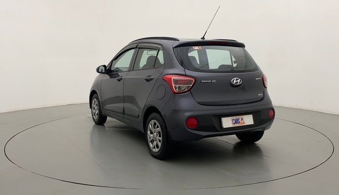 2017 Hyundai Grand i10 SPORTZ (O) 1.2 KAPPA VTVT, Petrol, Manual, 76,053 km, Left Back Diagonal