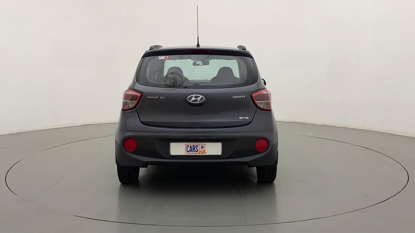 2017 Hyundai Grand i10 SPORTZ (O) 1.2 KAPPA VTVT, Petrol, Manual, 76,053 km, Back/Rear