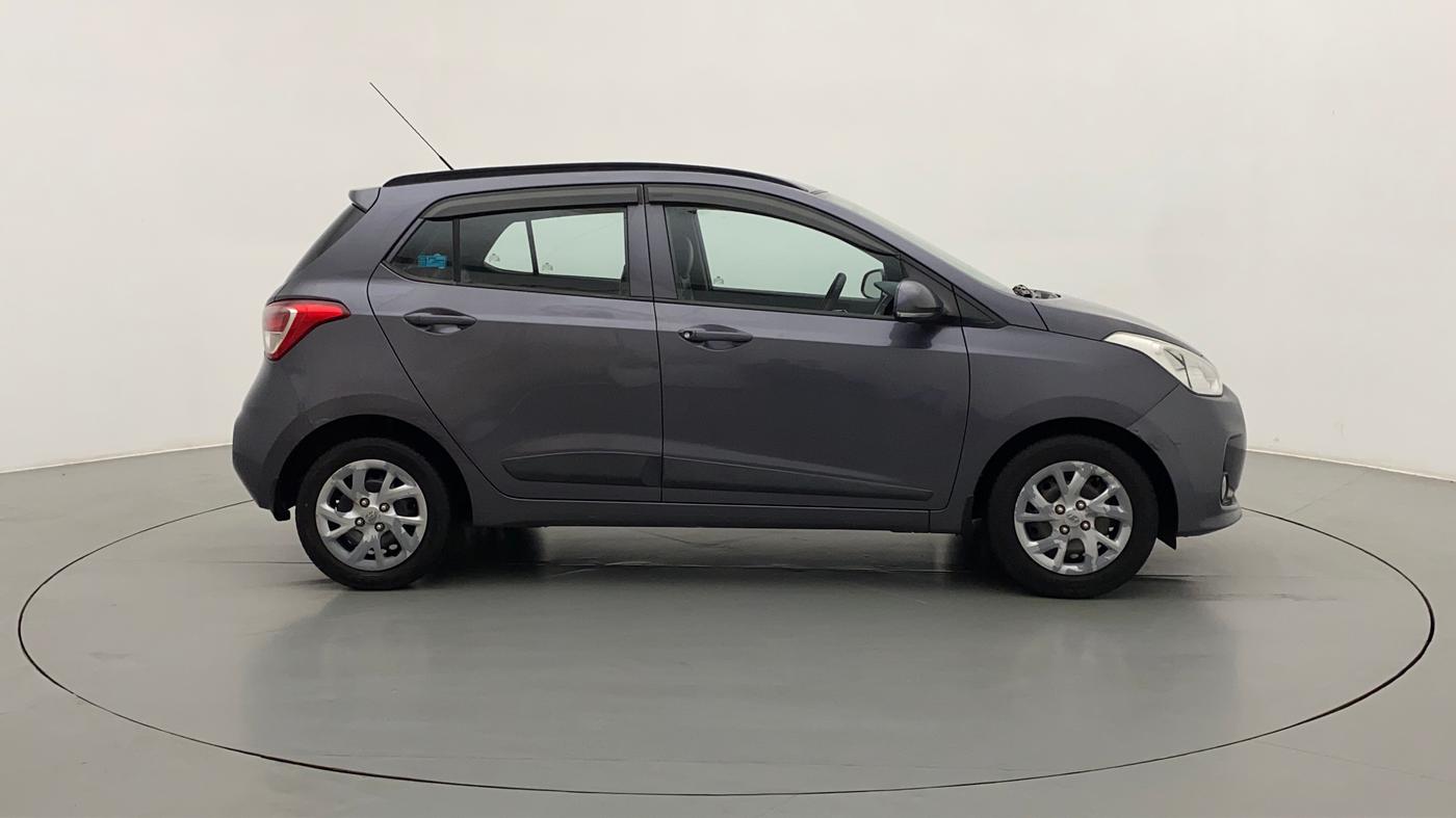 2017 Hyundai Grand i10 SPORTZ (O) 1.2 KAPPA VTVT, Petrol, Manual, 76,053 km, Right Side