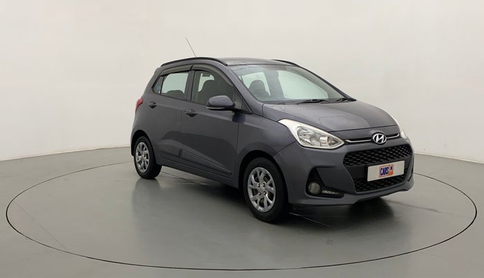 2017 Hyundai Grand i10 SPORTZ (O) 1.2 KAPPA VTVT, Petrol, Manual, 76,053 km, Right Front Diagonal