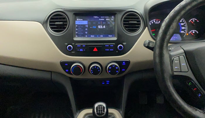2017 Hyundai Grand i10 SPORTZ (O) 1.2 KAPPA VTVT, Petrol, Manual, 76,053 km, Air Conditioner
