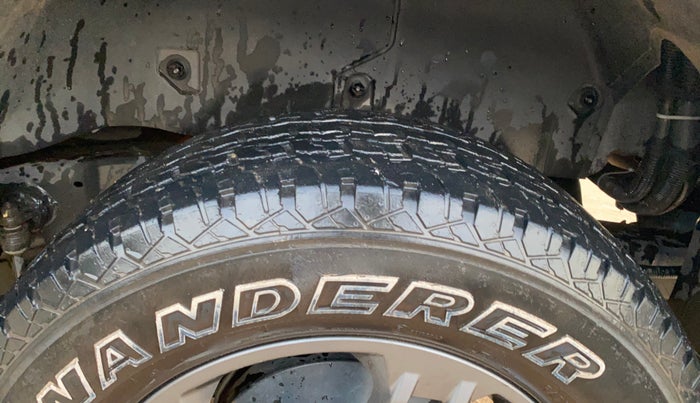 2021 Mahindra Thar LX PETROL HT 4WD AT, Petrol, Automatic, 37,786 km, Left Rear Tyre Tread