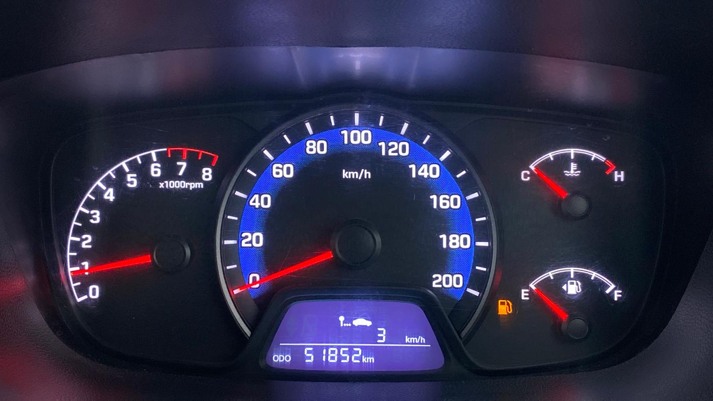 2016 Hyundai Xcent SX 1.2, Petrol, Manual, 51,923 km, Odometer Image