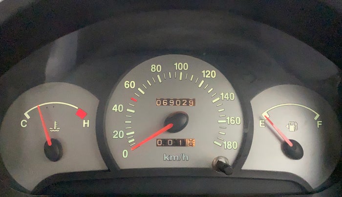2014 Hyundai Santro Xing GL PLUS, Petrol, Manual, 69,029 km, Odometer Image