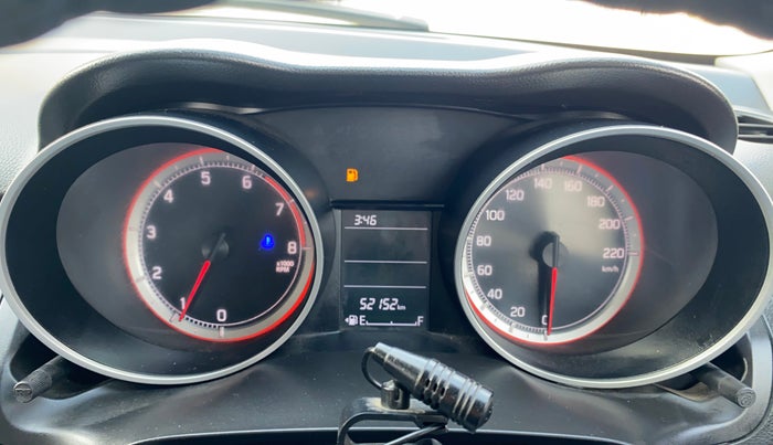 2020 Maruti Swift VXI, Petrol, Manual, 52,144 km, Odometer Image