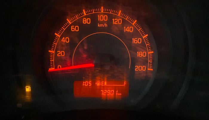 2018 Maruti Swift LXI, Petrol, Manual, 72,894 km, Odometer Image