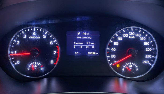 2020 KIA SELTOS HTK 1.5 PETROL, Petrol, Manual, 33,499 km, Odometer Image