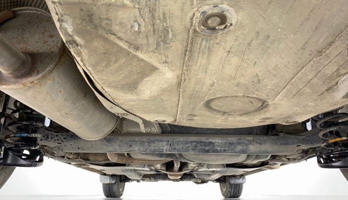 2017 Skoda Rapid ELEGANCE 1.6 MPFI AT, Petrol, Automatic, 50,500 km, Rear Underbody