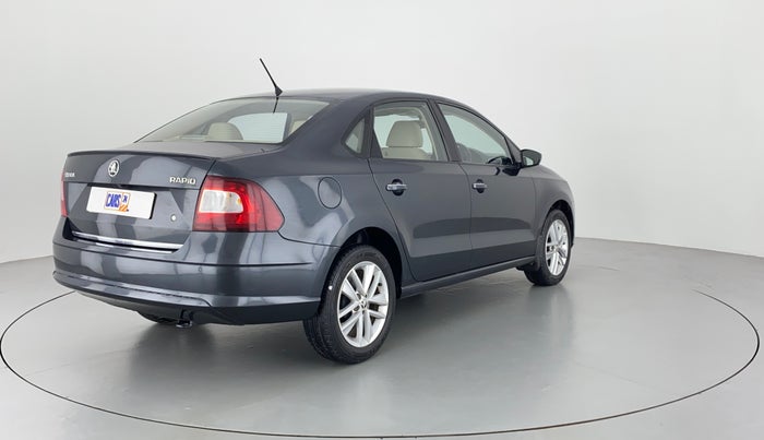 2017 Skoda Rapid ELEGANCE 1.6 MPFI AT, Petrol, Automatic, 50,500 km, Right Back Diagonal