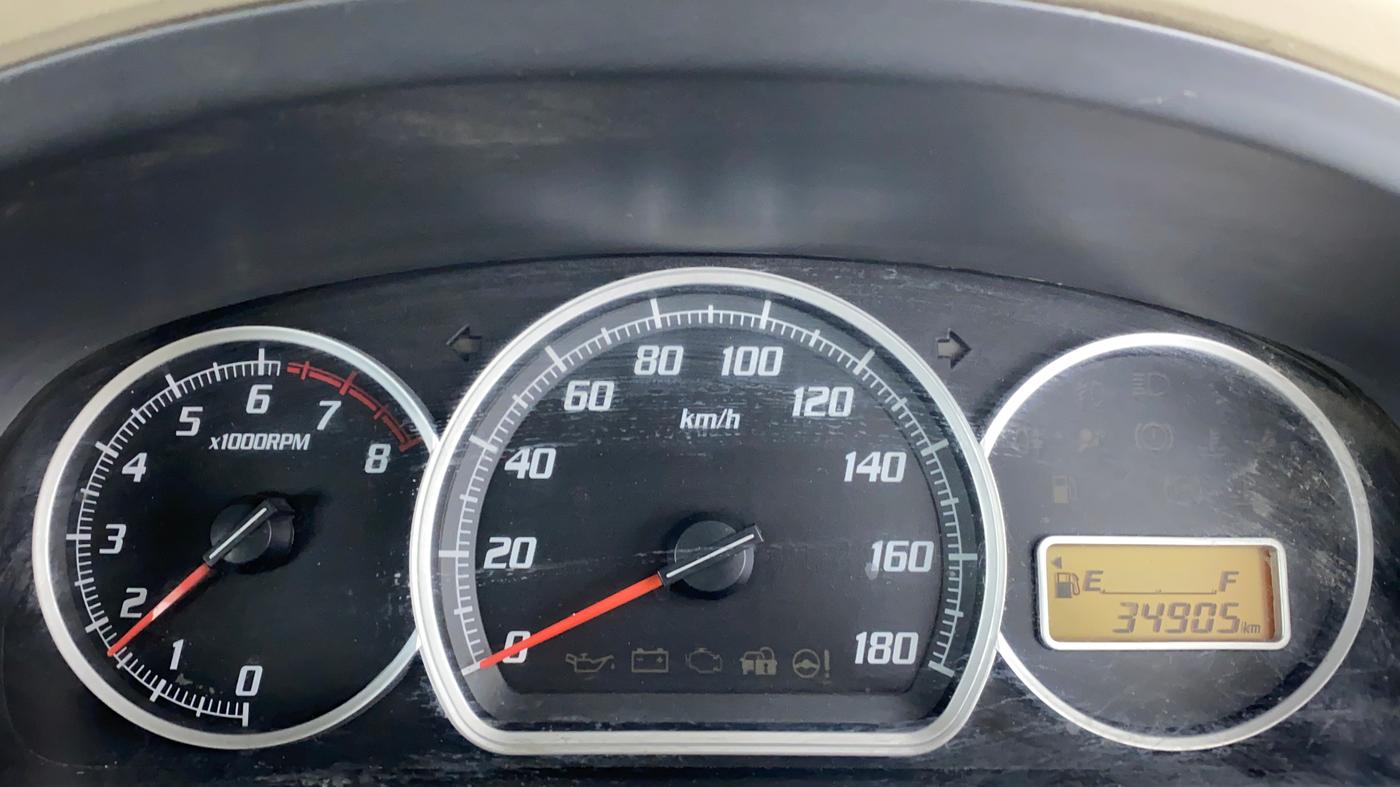 2010 Maruti Zen Estilo VXI, Petrol, Manual, 34,903 km, Odometer Image