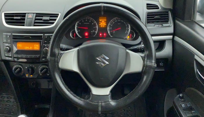 2015 Maruti Swift VXI, Petrol, Manual, 85,556 km, Steering Wheel Close Up