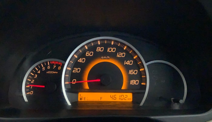 2015 Maruti Wagon R 1.0 VXI, Petrol, Manual, 46,095 km, Odometer Image