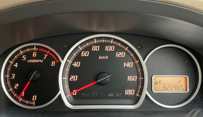 2010 Maruti Zen Estilo VXI, Petrol, Manual, 52,318 km, Odometer Image