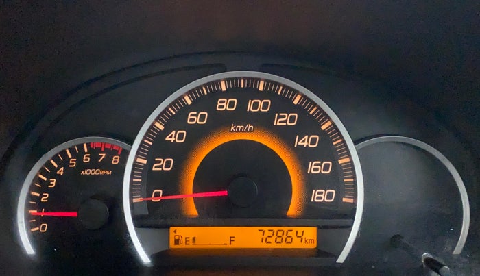 2016 Maruti Wagon R 1.0 VXI, Petrol, Manual, 73,081 km, Odometer Image