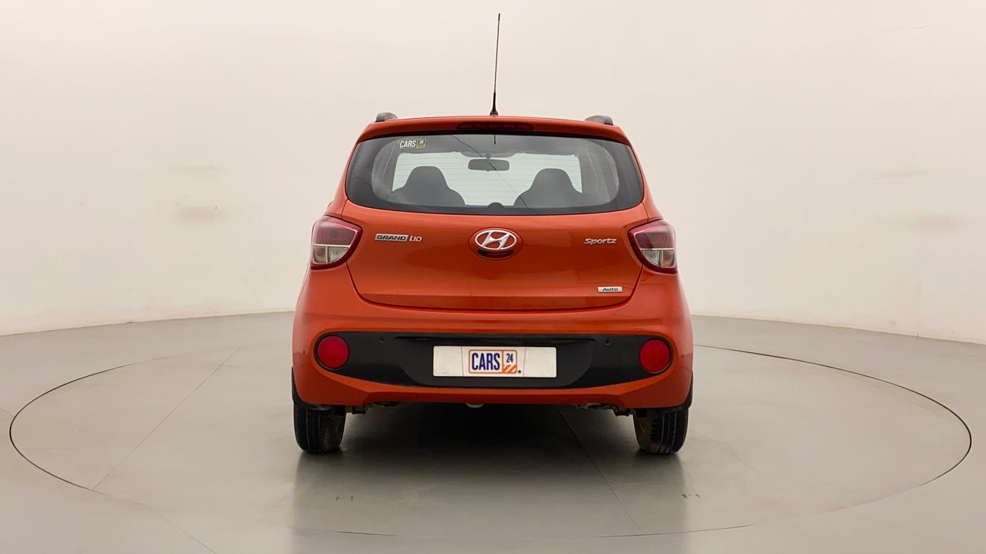 2017 Hyundai Grand i10 SPORTZ (O) AT 1.2 KAPPA VTVT, Petrol, Automatic, 15,256 km, Back/Rear