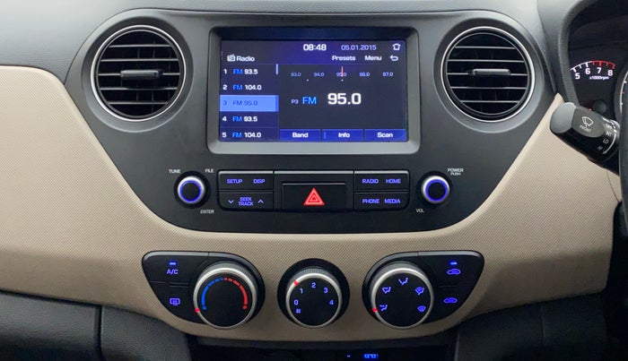 2017 Hyundai Grand i10 SPORTZ (O) AT 1.2 KAPPA VTVT, Petrol, Automatic, 15,256 km, Air Conditioner