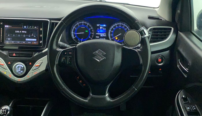 2018 Maruti Baleno ALPHA PETROL 1.2, Petrol, Manual, 59,234 km, Steering Wheel Close Up