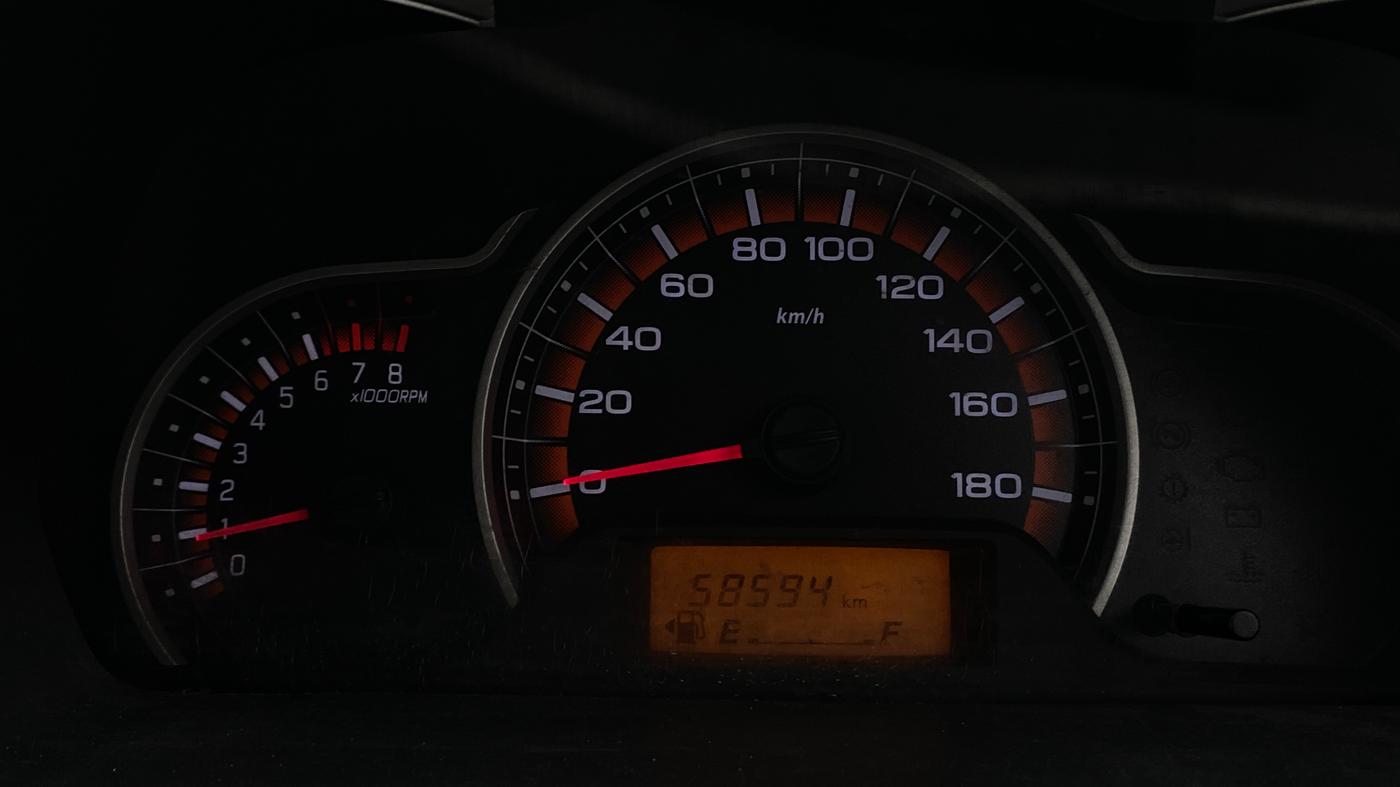 2016 Maruti Alto K10 VXI, Petrol, Manual, 58,591 km, Odometer Image