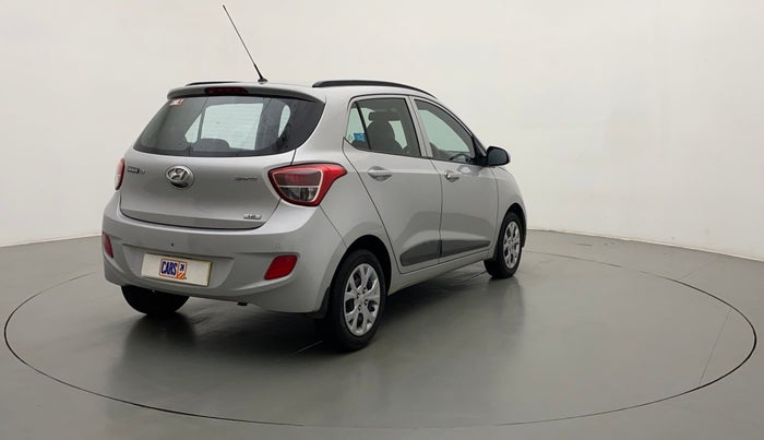 2016 Hyundai Grand i10 SPORTZ 1.2 KAPPA VTVT, Petrol, Manual, 13,996 km, Right Back Diagonal