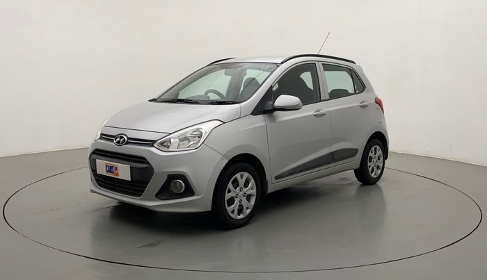 2016 Hyundai Grand i10 SPORTZ 1.2 KAPPA VTVT, Petrol, Manual, 13,996 km, Left Front Diagonal