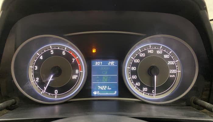2019 Maruti Dzire ZXI PLUS, Petrol, Manual, 74,220 km, Odometer Image