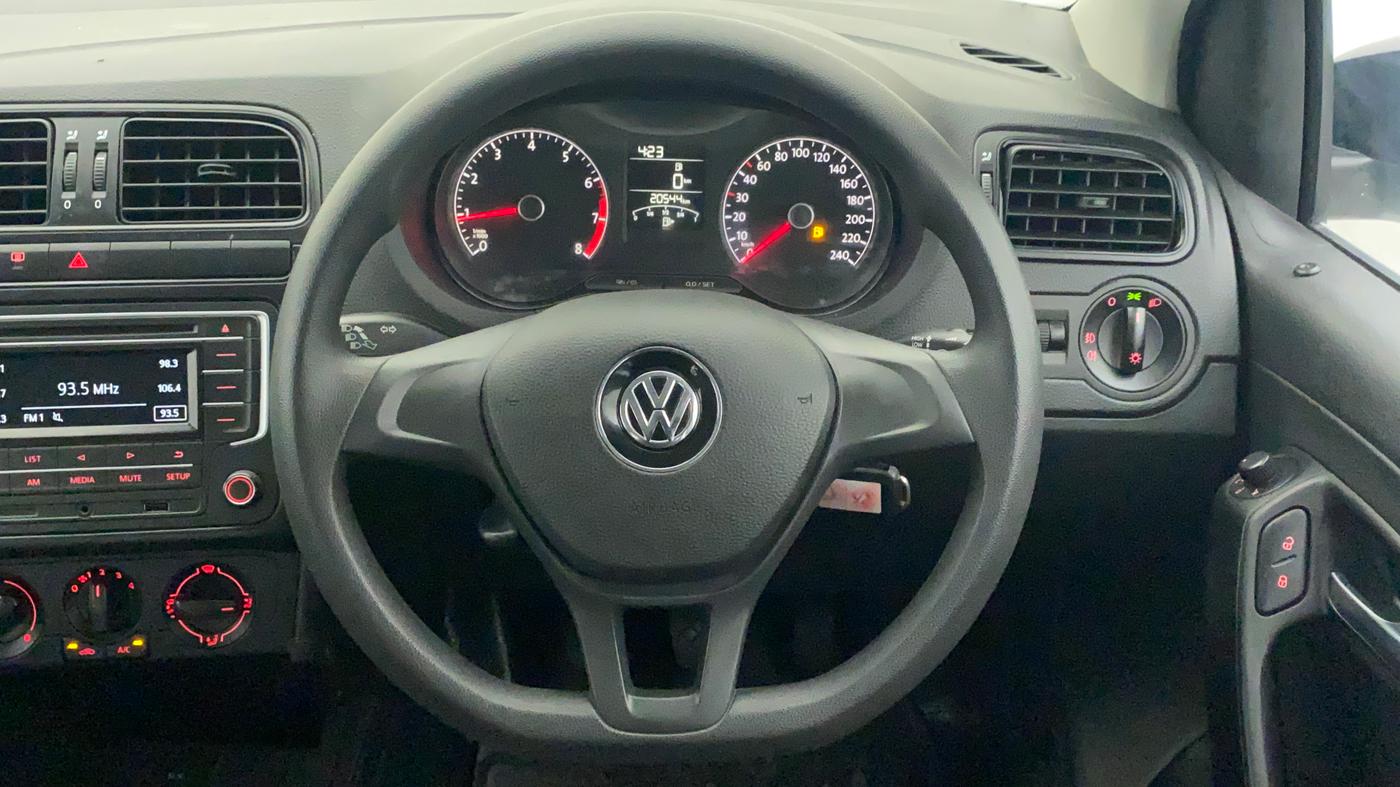 2020 Volkswagen Polo COMFORTLINE 1.0L MPI, Petrol, Manual, 20,544 km, Steering Wheel Close Up