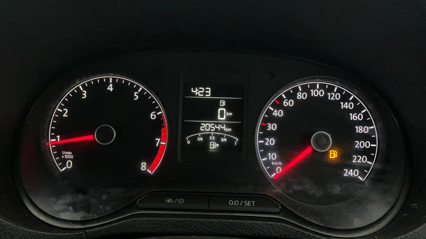 2020 Volkswagen Polo COMFORTLINE 1.0L MPI, Petrol, Manual, 20,544 km, Odometer Image