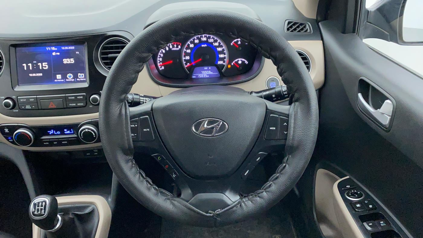 2018 Hyundai Grand i10 ASTA 1.2 VTVT, Petrol, Manual, 15,908 km, Steering Wheel Close Up