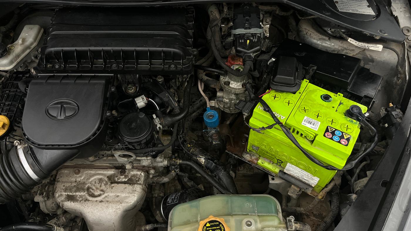 2019 Tata TIGOR XZA PLUS PETROL, CNG, Automatic, 69,719 km, Engine View - Left