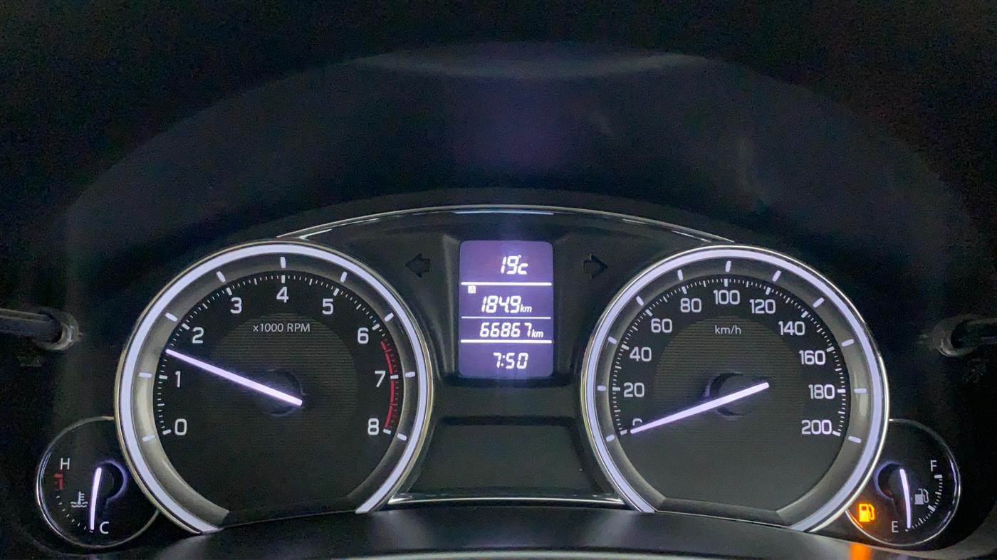 2017 Maruti Ciaz DELTA 1.4 VVT, Petrol, Manual, 66,931 km, Odometer Image