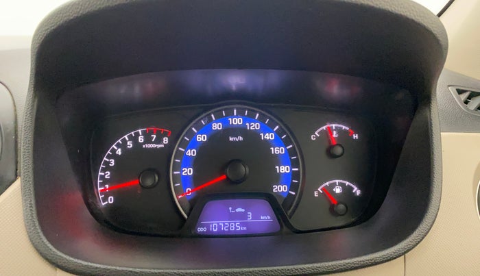 2016 Hyundai Xcent S 1.2 SPECIAL EDITION, Petrol, Manual, 1,07,283 km, Odometer Image