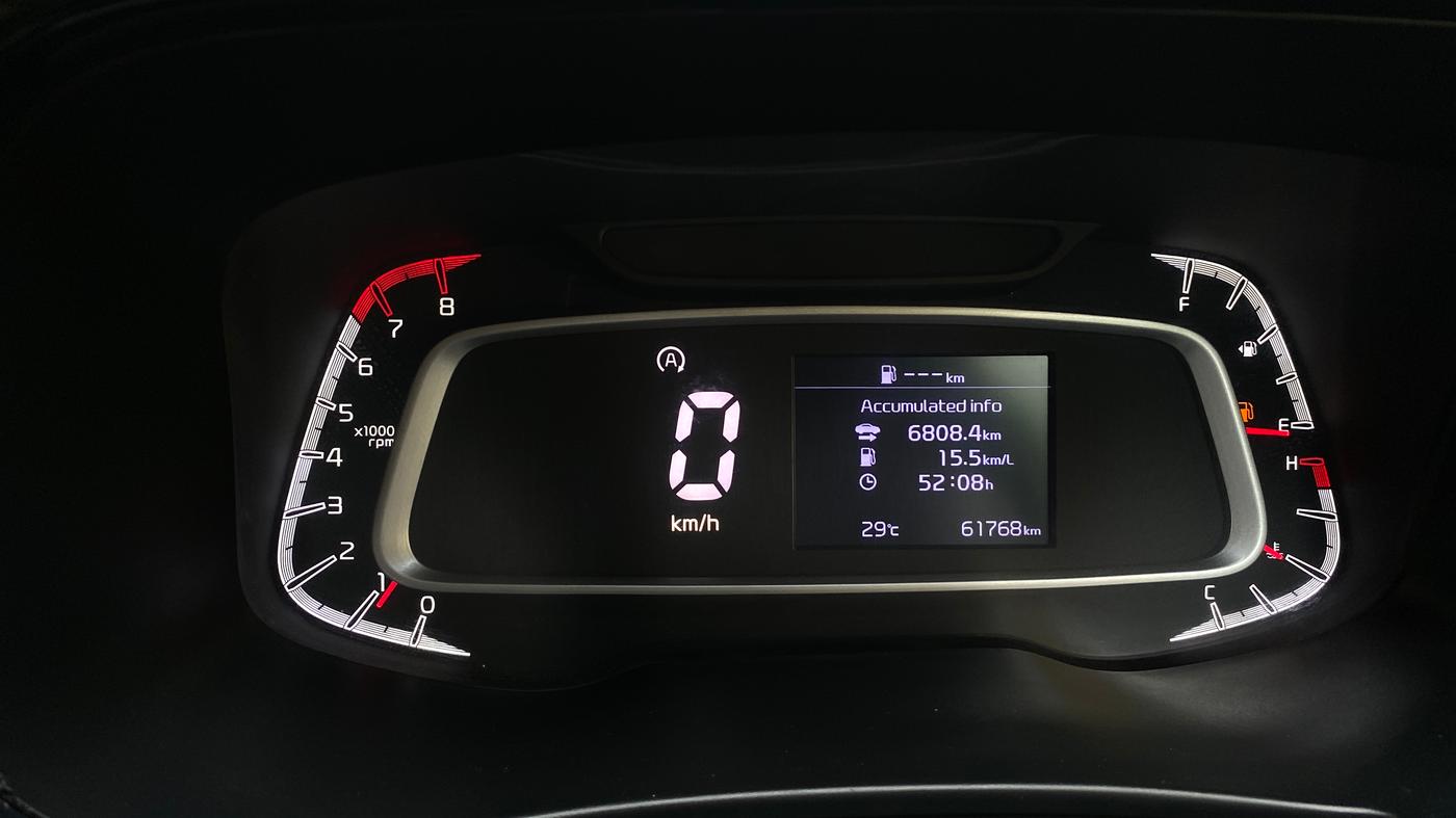 2023 KIA SONET HTE 1.2, Petrol, Manual, 61,766 km, Odometer Image