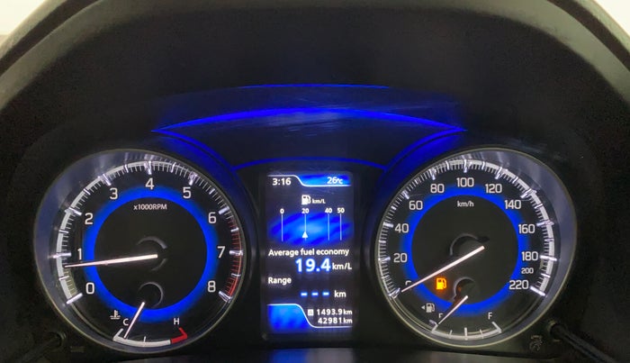 2019 Maruti Baleno ZETA 1.2 K12, Petrol, Manual, 43,031 km, Odometer Image