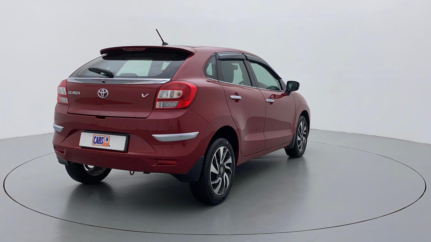 2019 Toyota Glanza V CVT, Petrol, Automatic, 6,015 km, Right Back Diagonal