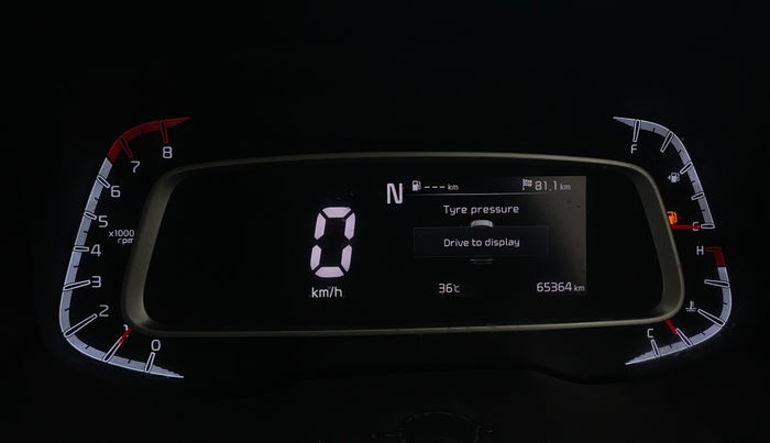 2021 KIA SONET GTX PLUS 1.0 IMT, Petrol, Manual, 65,361 km, Odometer Image