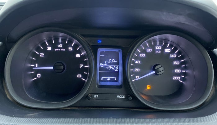 2017 Tata Tiago XT 1.2 REVOTRON, Petrol, Manual, 43,453 km, Odometer Image
