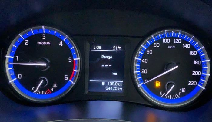 2016 Maruti S Cross ZETA 1.3, Diesel, Manual, 54,420 km, Odometer Image