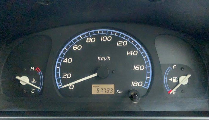 2009 Maruti Wagon R LXI MINOR, Petrol, Manual, 57,762 km, Odometer Image
