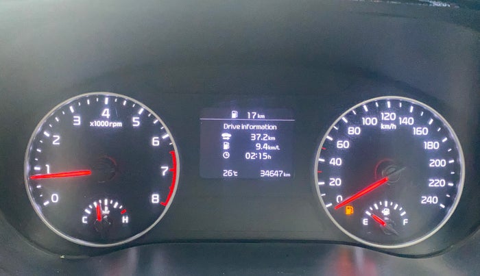 2021 KIA SELTOS HTX 1.5 PETROL, Petrol, Manual, 34,608 km, Odometer Image