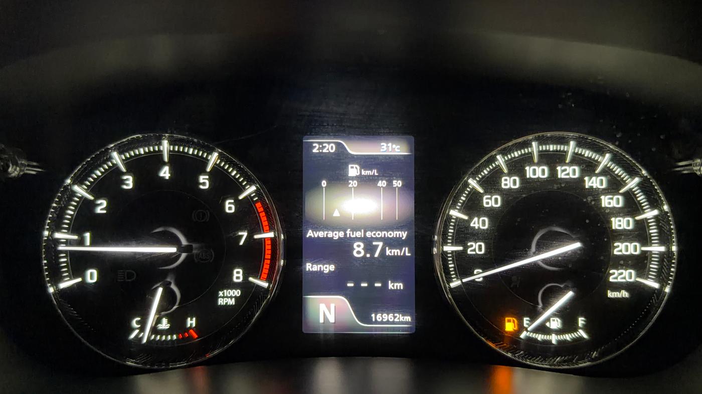 2025 Toyota Glanza V AMT, Petrol, Automatic, 16,921 km, Odometer Image