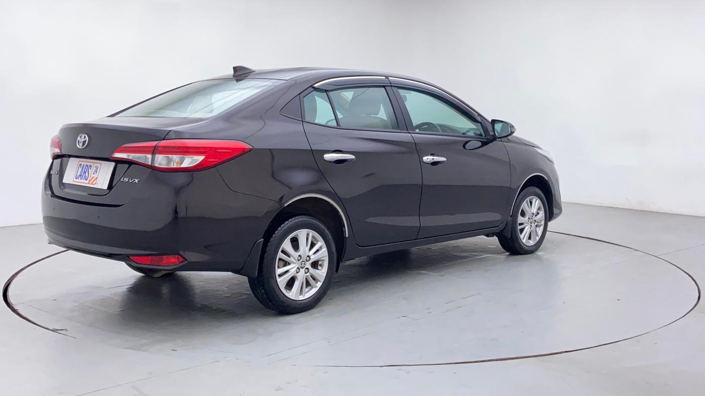 2018 Toyota YARIS VX CVT, Petrol, Automatic, 23,165 km, Right Back Diagonal (45- Degree) View