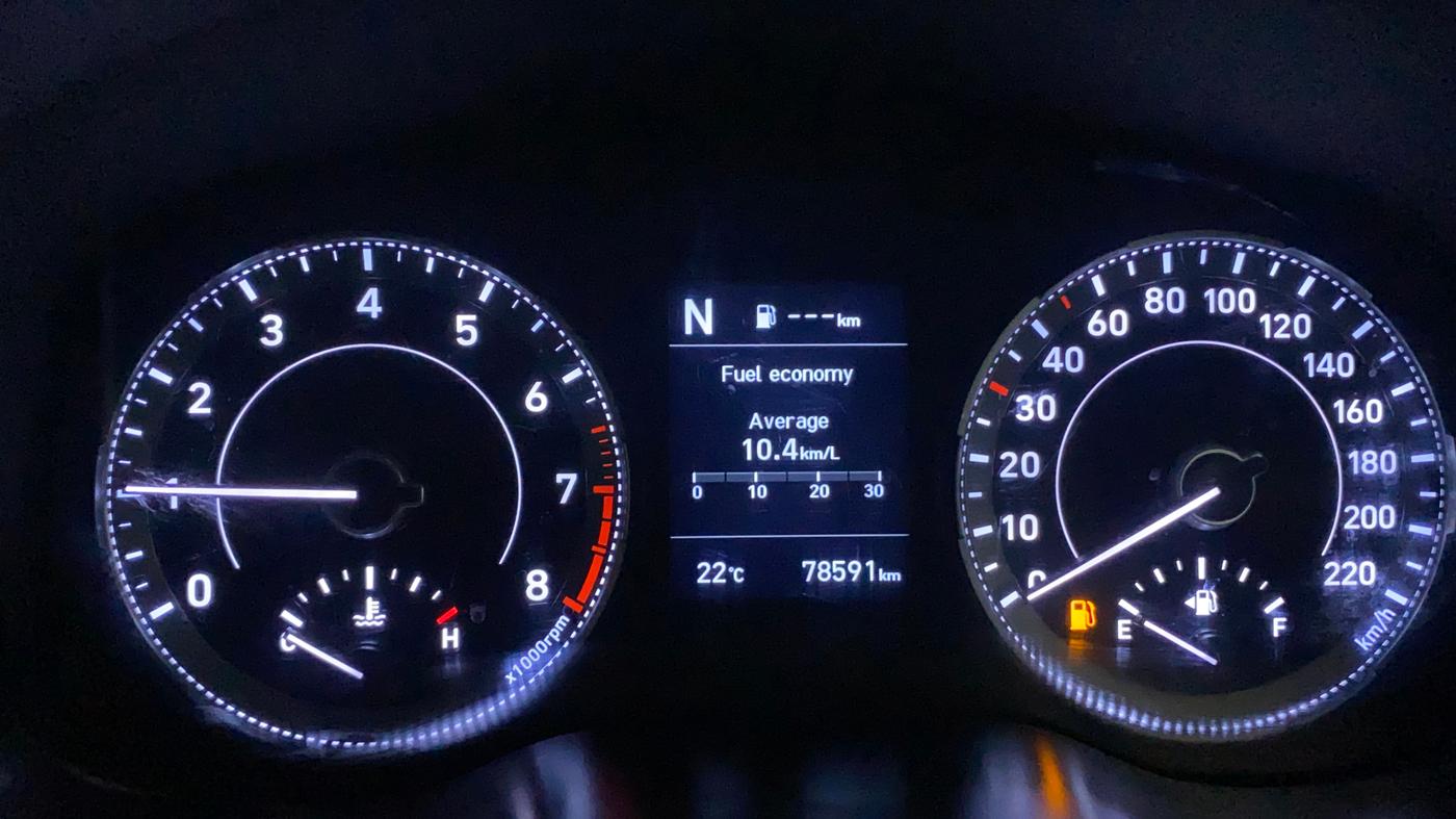 2022 Hyundai VENUE SX 1.0 TURBO IMT, Petrol, Manual, 78,722 km, Odometer Image