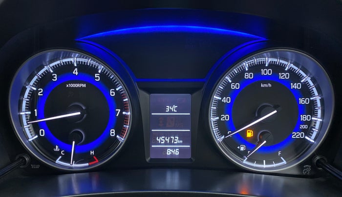2019 Maruti Baleno DELTA 1.2 K12, Petrol, Manual, 45,623 km, Odometer Image