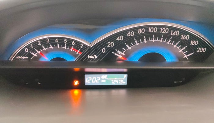 2016 Toyota Etios Liva VX, Petrol, Manual, 72,454 km, Odometer Image